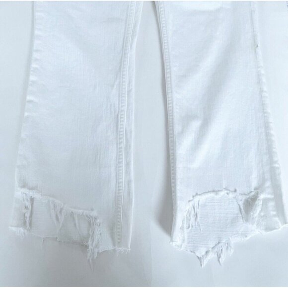 MOTHER Superior Dutchie Ankle Jaws in Almost Innocent White Women's Sz 25 - Picture 12 of 13